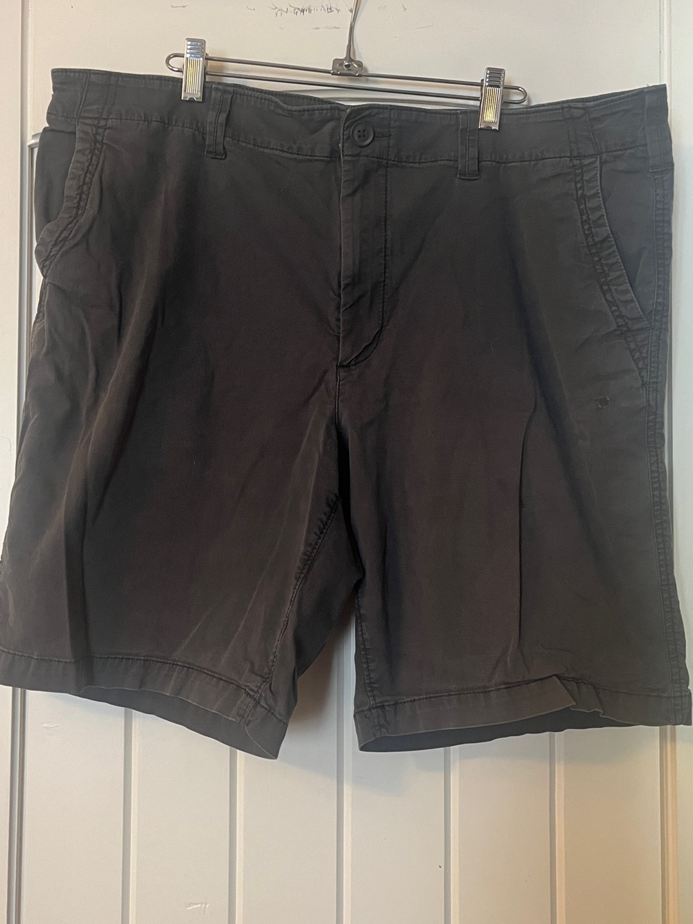 Sonoma Men’s 40 Everyday Shorts Charcoal Gray 5-Pocket Cotton Stretch